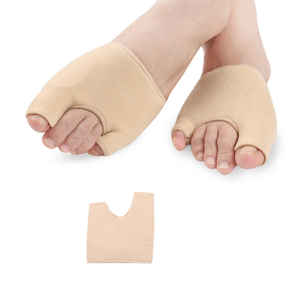 Pair of Pain Relief Bunion Correcter U Shape Toe Sleeve Splint Breathable Gel Inside Size S