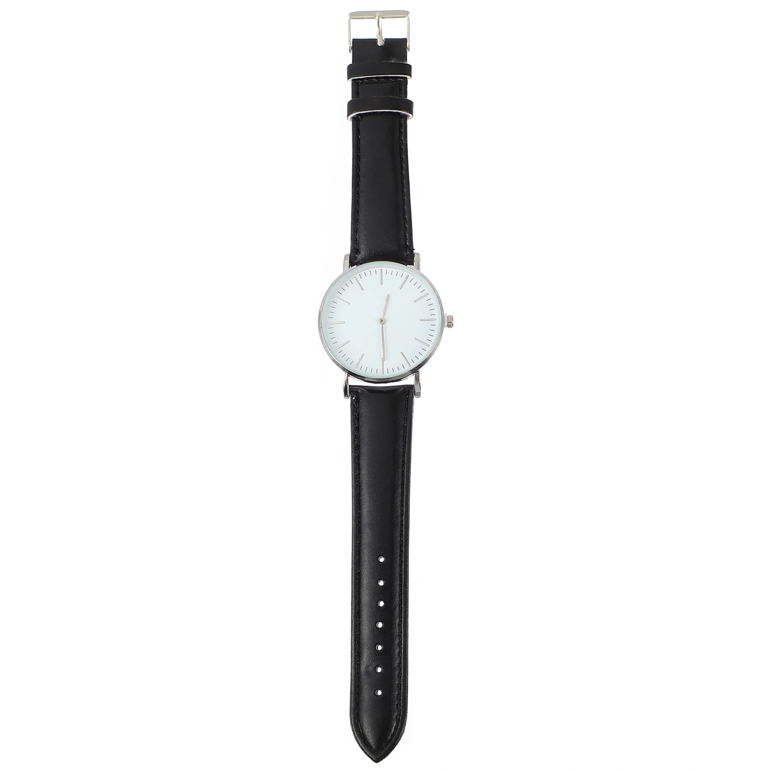 1 Pc PU Watches Men Wristwatches PU Strap Quartz Watches Husband Gifts