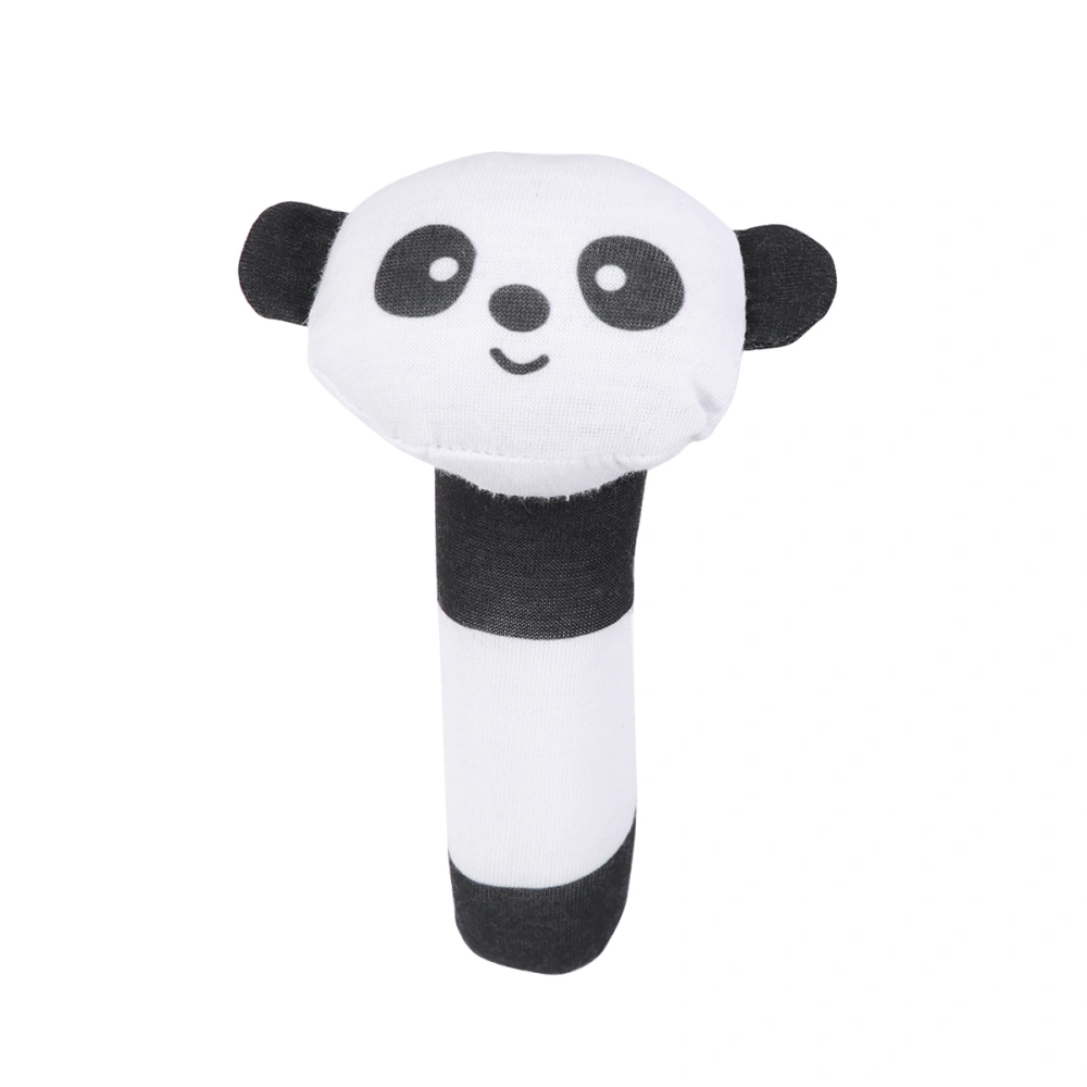 Cartoon Stuffed Animal Toys Baby Hand Rattle Toys Infant Dolls for Newborn Toddlers (Panda)