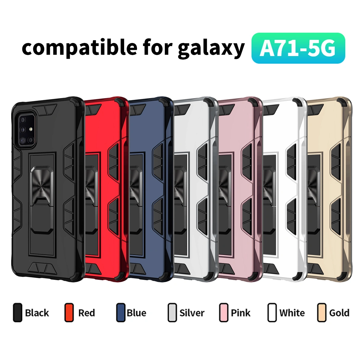 Cellphone Case Phone Protective Cover Compatible for Galaxy A71
