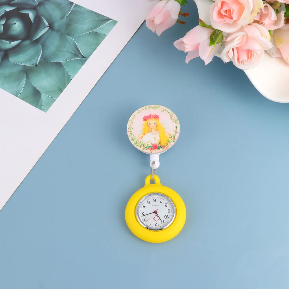 Fashion Nurse Watch Unique Watch Telescopic Nurse Pocket Hanging Watch Gift Watch for Decor Use