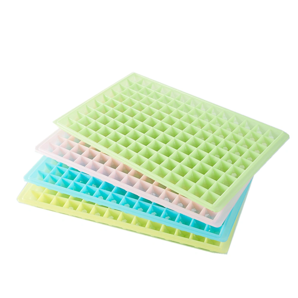 Mini Ice Molds Ice Cube Tray with 96 Diamond Cubes (Random Color)