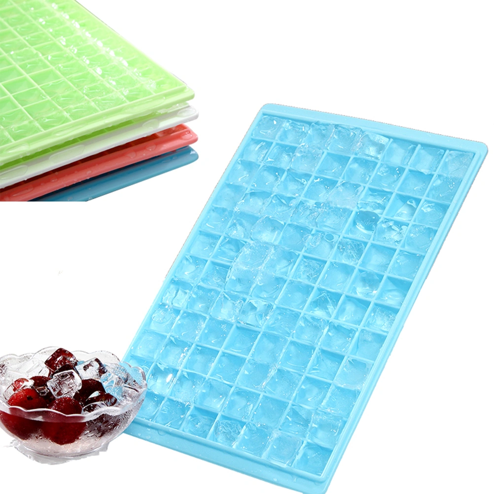 Mini Ice Molds Ice Cube Tray with 96 Diamond Cubes (Random Color)