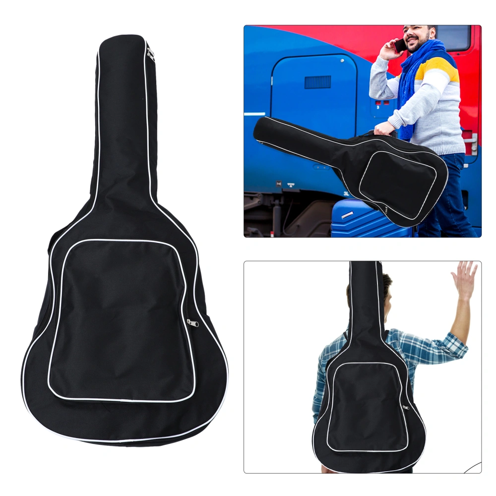 40/41 Inch Electric Guitar Bag Waterproof Guitar Case Guitar Supply (Black)