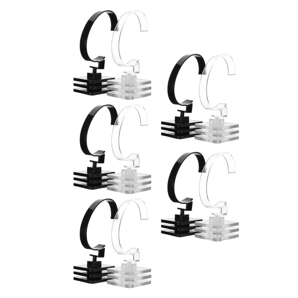 10pcs Multi-function Watch Stand Bracelet Rack Home Shop Watch Display Holder for Tabletop