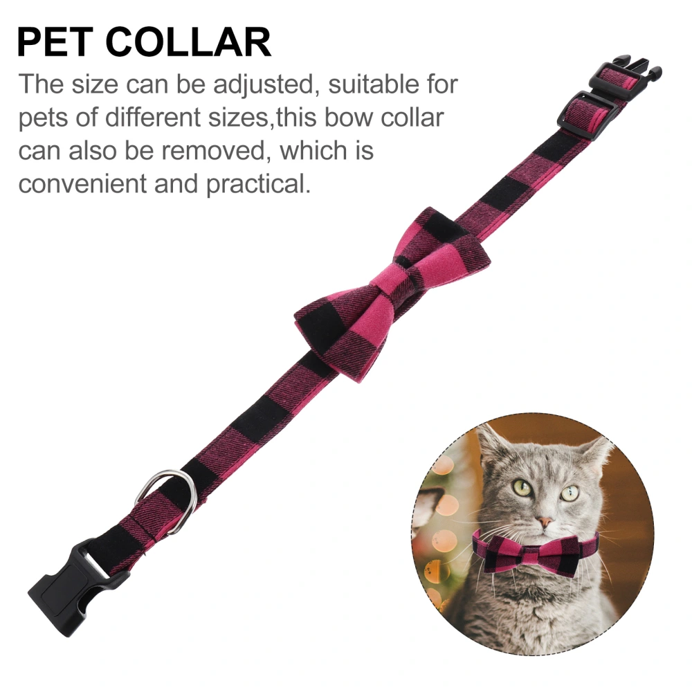 Bowtie Dog Collar Adjustable Dog Collar Pretty Pet Dog Decoration Pet Supply