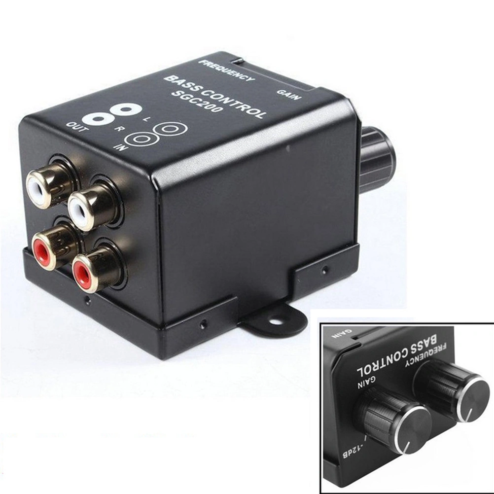 1Pc Durable and Practical Car Stereo Amplifier Gain Level Bass Audio Volume Control Knob