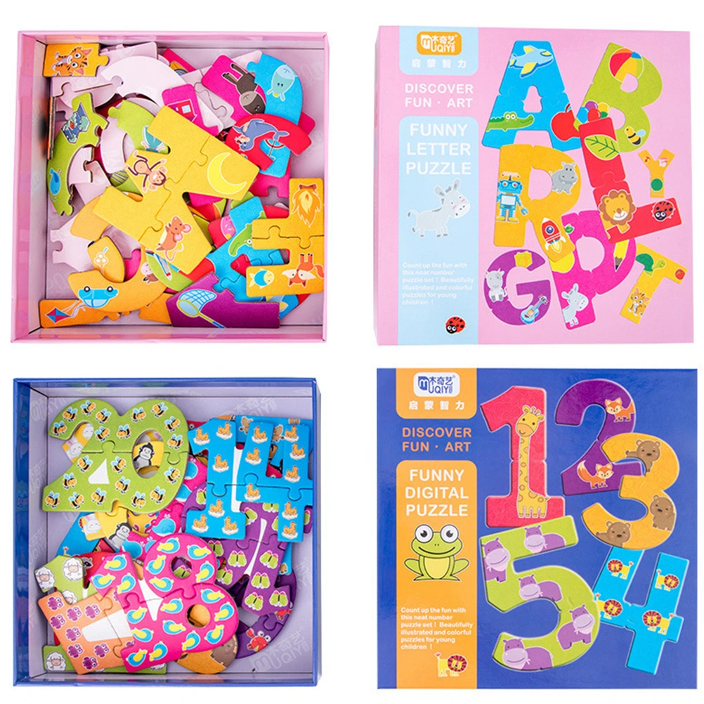 1 Set Magnetic Puzzles Educational Toy Jigsaw Toy for Kids Early Education