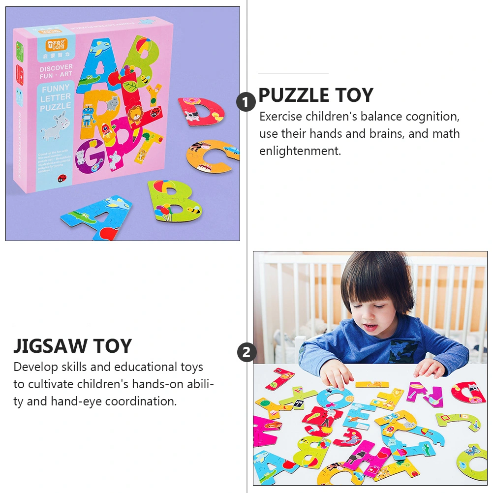 1 Set Magnetic Puzzles Educational Toy Jigsaw Toy for Kids Early Education