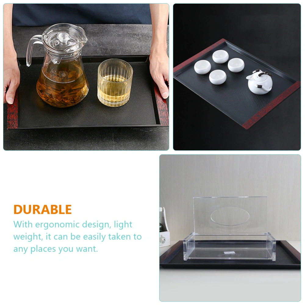 Convenient Dessert Tray Desktop Teaware Tray Household Fruit Tray Teaware Accessory