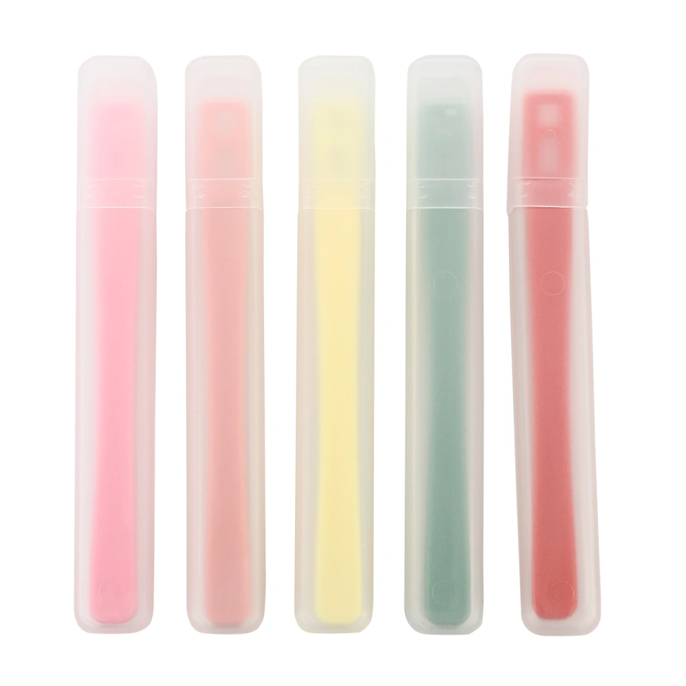 5Pcs Baby Kids Toothbrush Gums Tongue Cleaner Scraper for Toddlers and Children