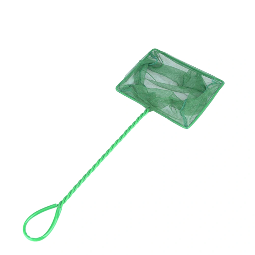 8 inch Portable Shrimp Fishing Net for Aquarium Fish Tank Pond (Green)