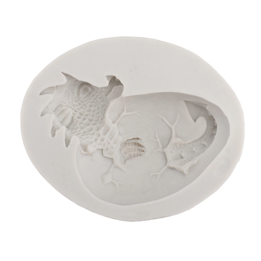 Easter Dinosaur Egg Mold Interesting Silicone Mold Fondant Cake Chocolate Mould Creative Baking Tool for Home Bakery