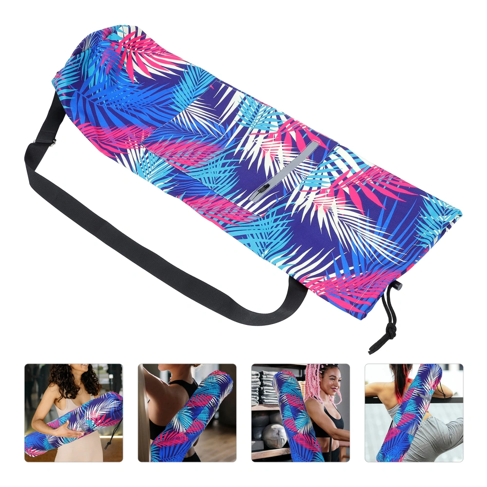 Printed Yoga Mat Bag Yoga Storage Bag Thickened Yoga Carrier Single Shoulder Yoga Bag