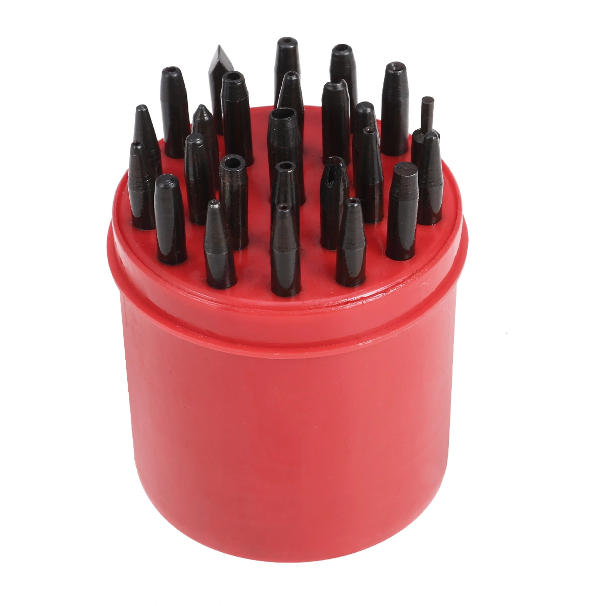 25pcs Watch Needle Punch Tool Hand Presser Puller Head Band Punch Tool Watch Needle Presser Watchmaking Watch Repairing Tool Staking Punching Tool
