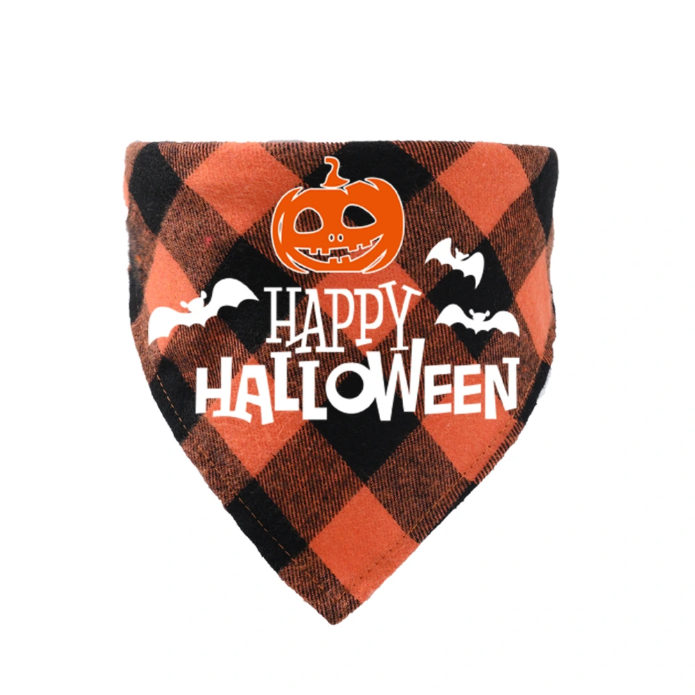 Happy Halloween Pet Bandana Portable Dog Bandana Decorative Kitten Bandana