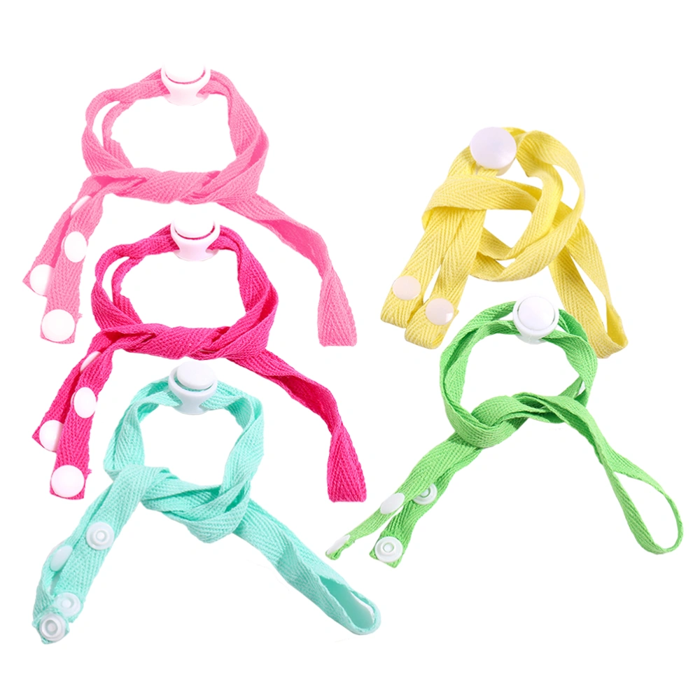 5pcs Cotton Anti-lost Ropes Useful Glasses Chain Simple Hat Mask Non-skid Rope