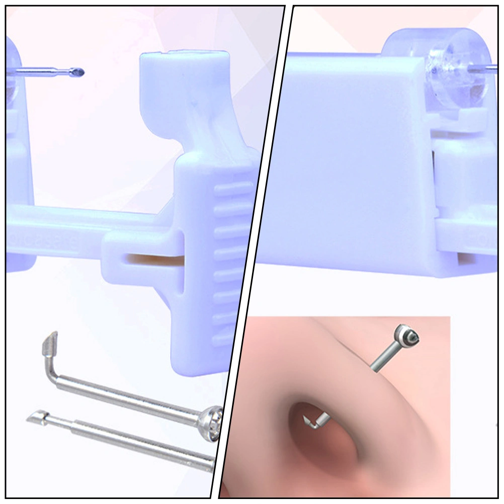 1pc Disposable Body Piercer Nose Piercing Tool Nose Stud Piercing Tool