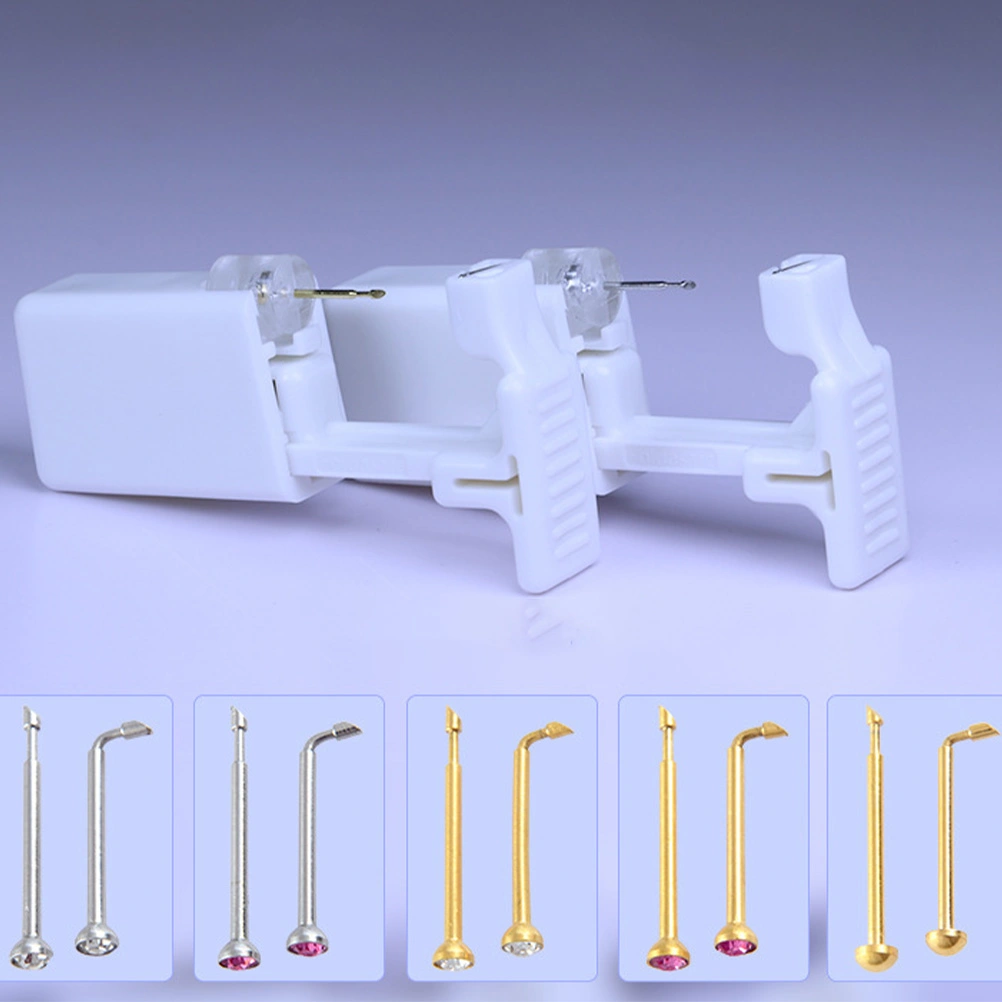1pc Disposable Body Piercer Nose Piercing Tool Nose Stud Piercing Tool