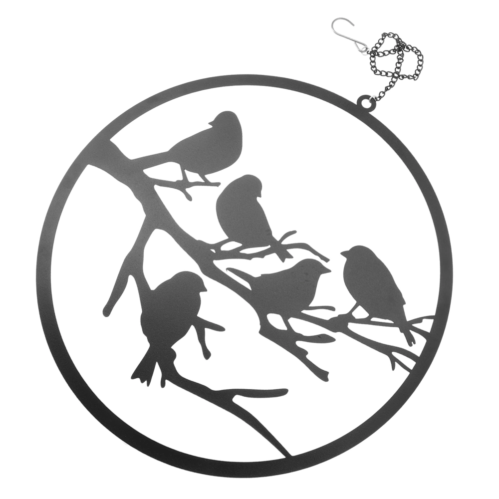 1pc Bird Silhouette Wall Decor Bird Wall Hanging Decor Backdrop Bird Ornament