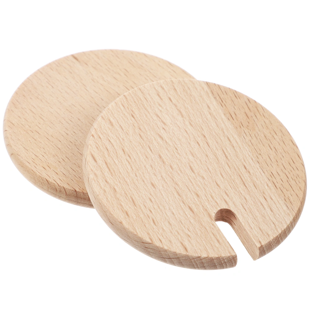 2 Sets Baby Interlocking Wood Discs Early Learning Toy for Toddlers Baby Kids