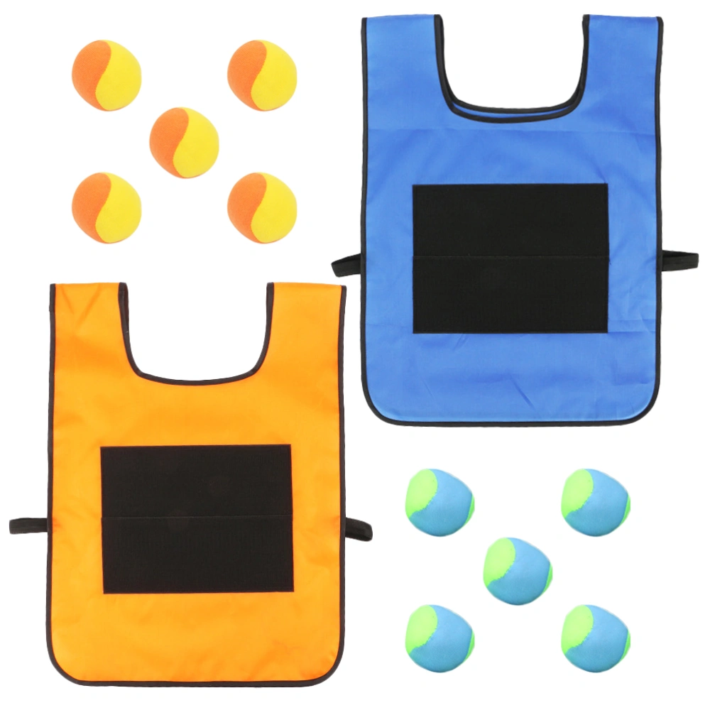 2 Sets Children Sticky Ball Toy Funny Sticky Target Ball Kids Outdoor Game Toy