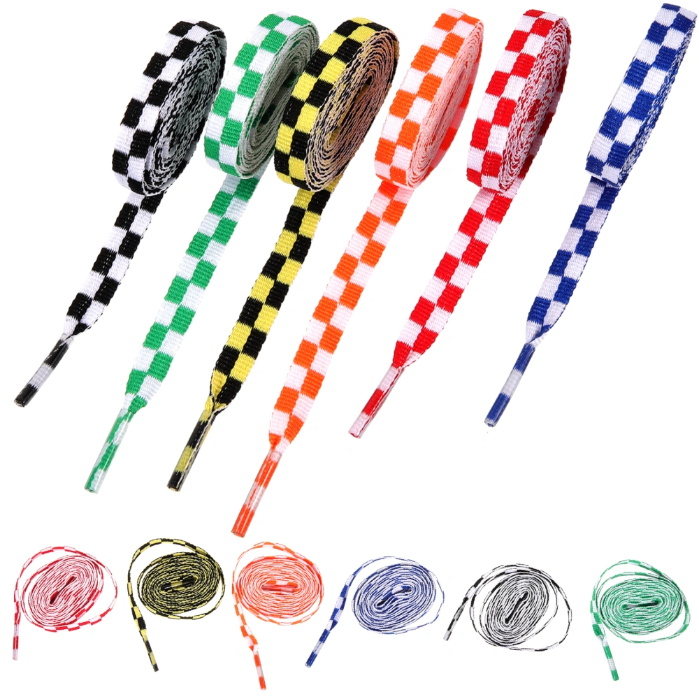 12 Pairs of Reusable Shoe Laces Flat Shoelaces Shoe String Sneakers Shoe Laces Flat Shoe String