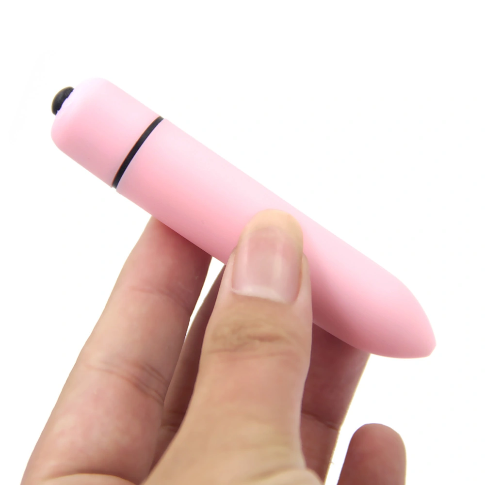 Female Masturbator 10 Frequency Bullet Shaped Vibration Bar Massage Bar with Strong Vibration for Women Pink (Without Battery)