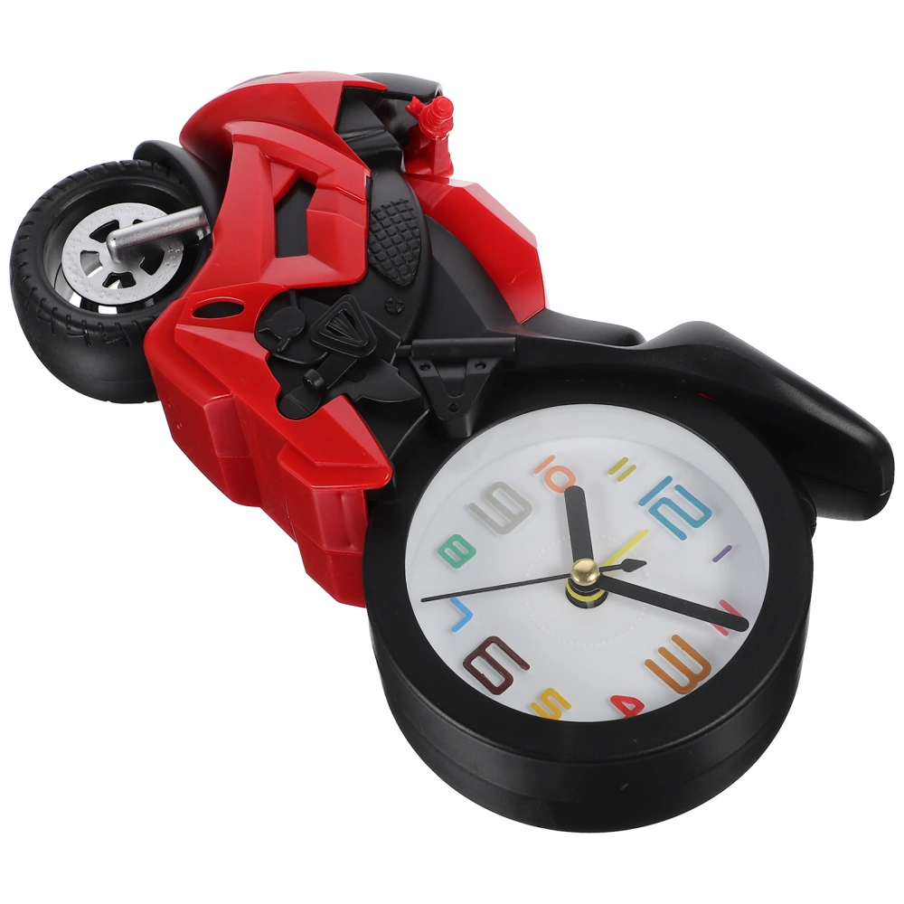 Motorbike Clock Ornament Lifelike Small Motorbike Model Simulated Motorcycle Model Desk Clock