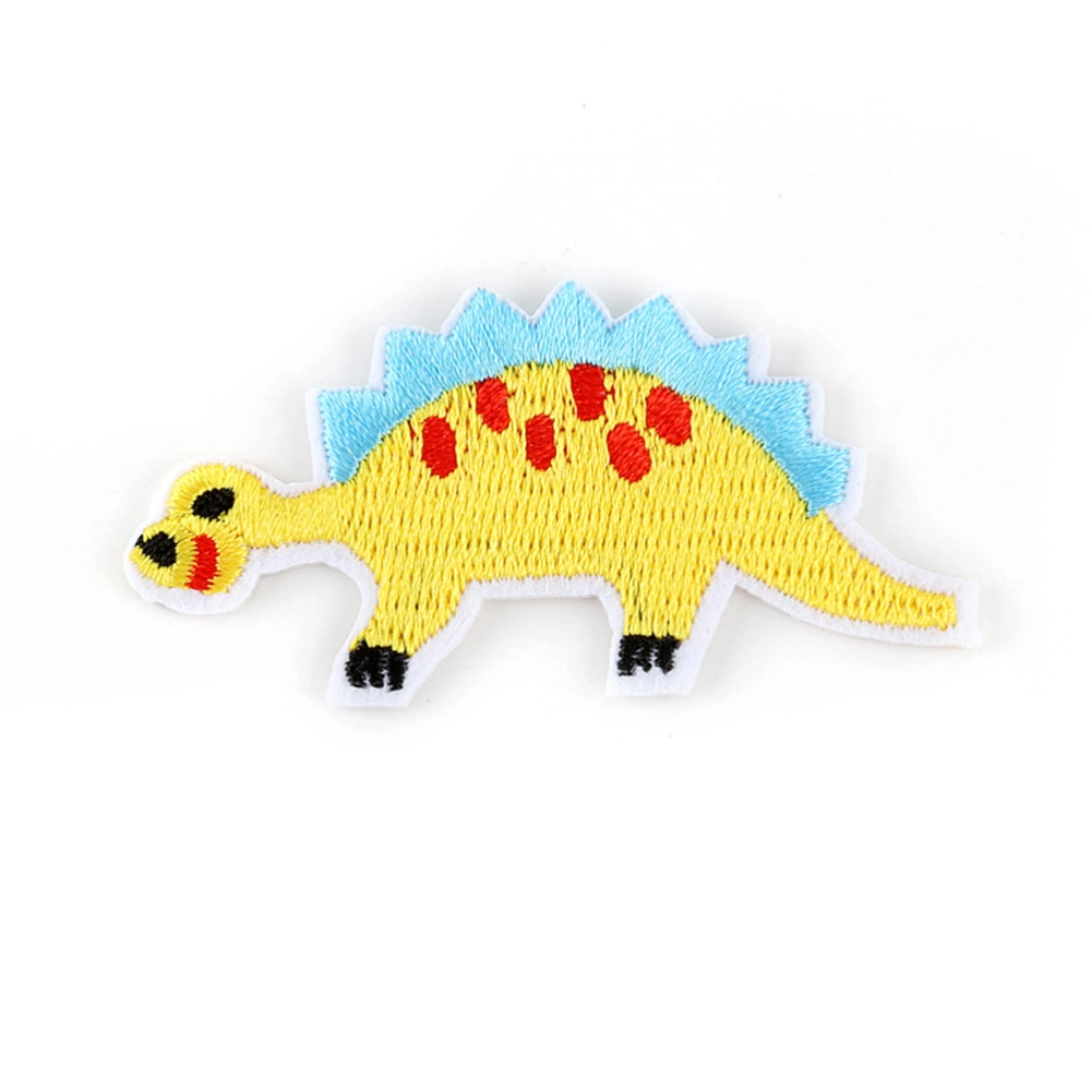 5 Pcs DIY Sew Decoration Appliques Stickers Dinosaur Theme Embroidery Patches for Clothes Dress Hat Jeans Repairing