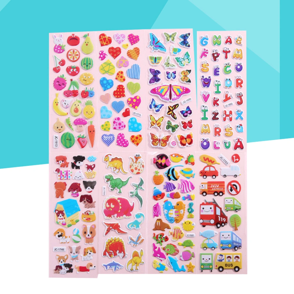 40pcs Cartoon Bubble Sticker Sticker Bubble Paste Sticker Various for Kids Children