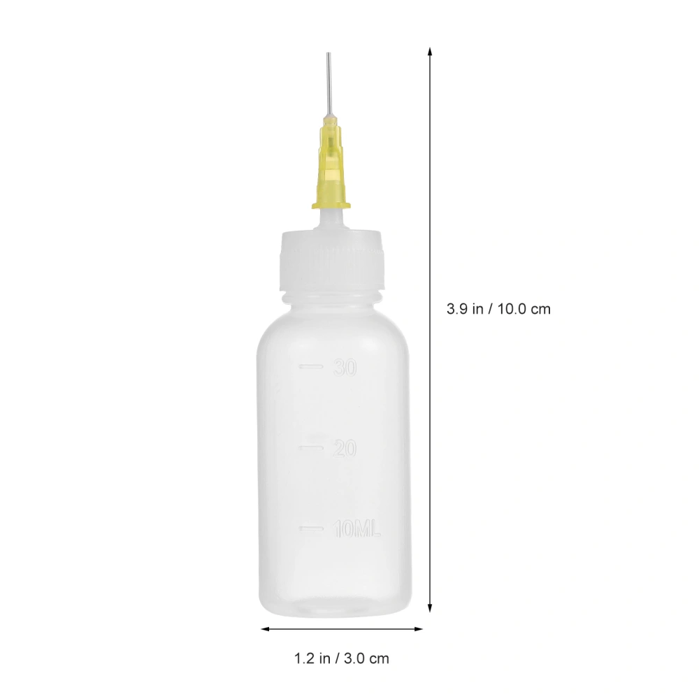 6 Sets of Precision Needle Tip Squeeze Bottles Glue Applicator Bottle Glue Dropper Bottle