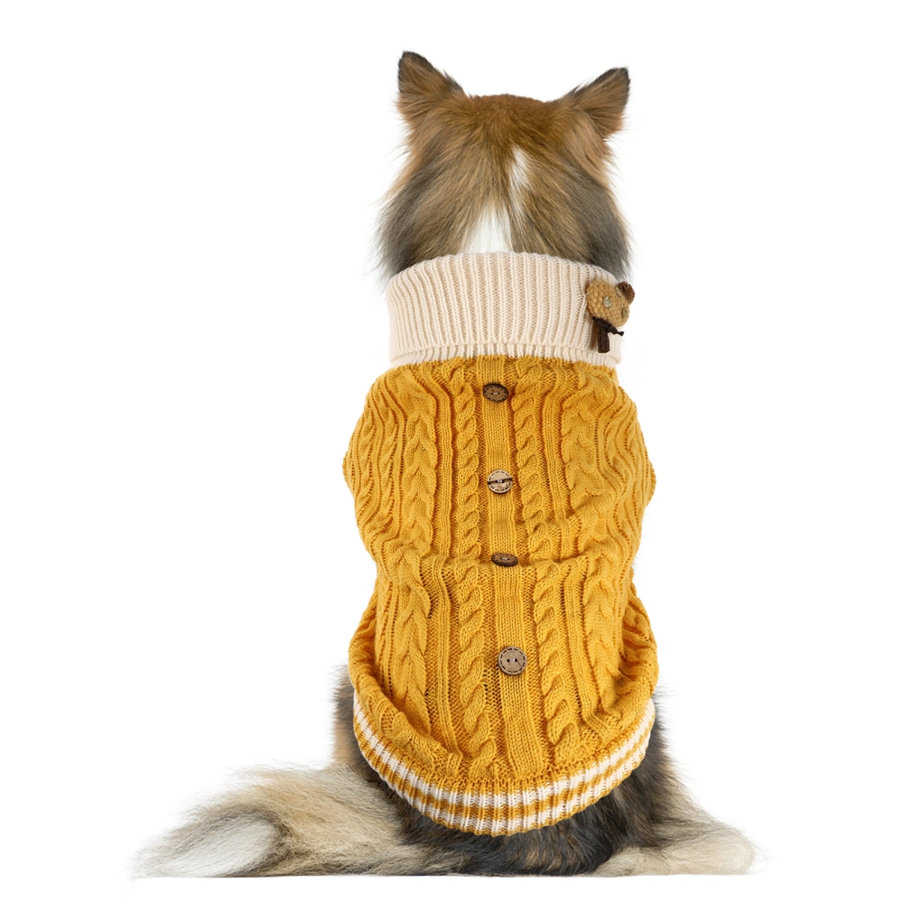 1pc Pet Winter Sweater Turtleneck Pet Dog Costume Small Dog Puppy Apparel