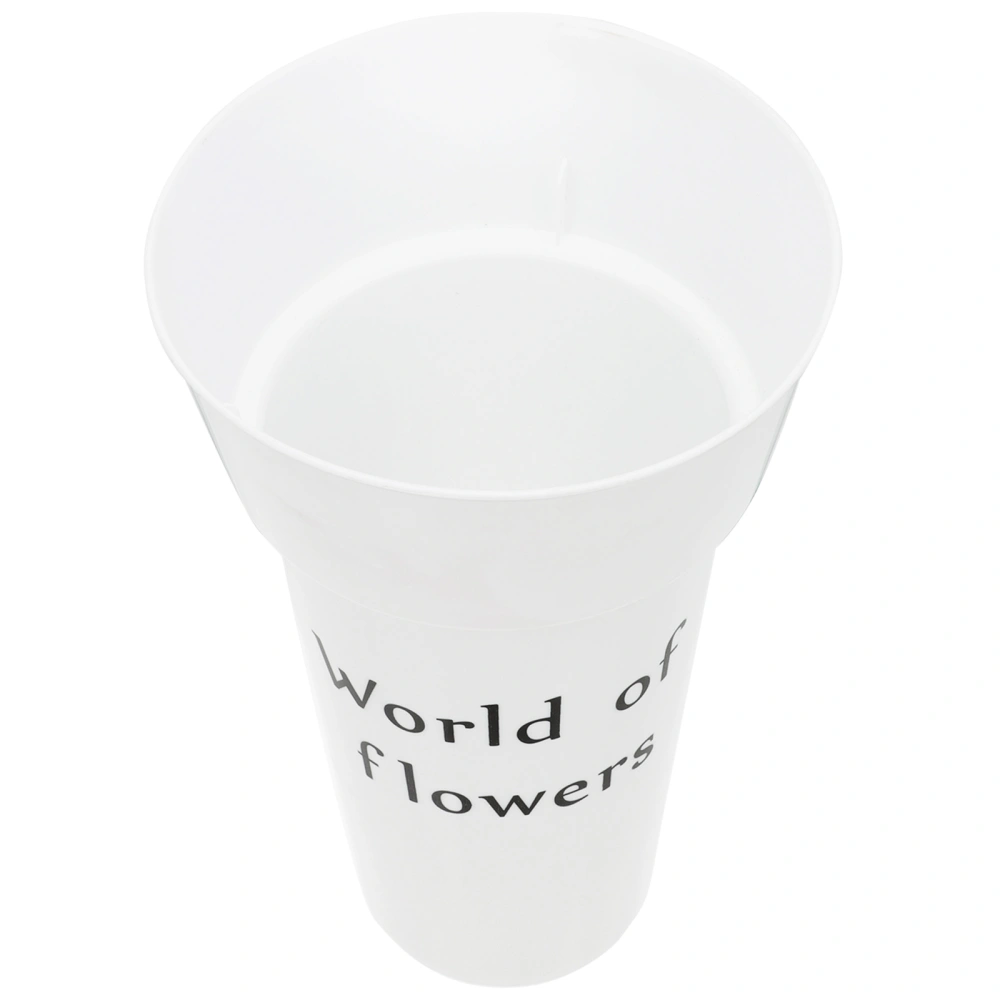 Flowers Bouquet Bucket Plastic Flower Wake Bucket Multi-purpose Plant Bucket