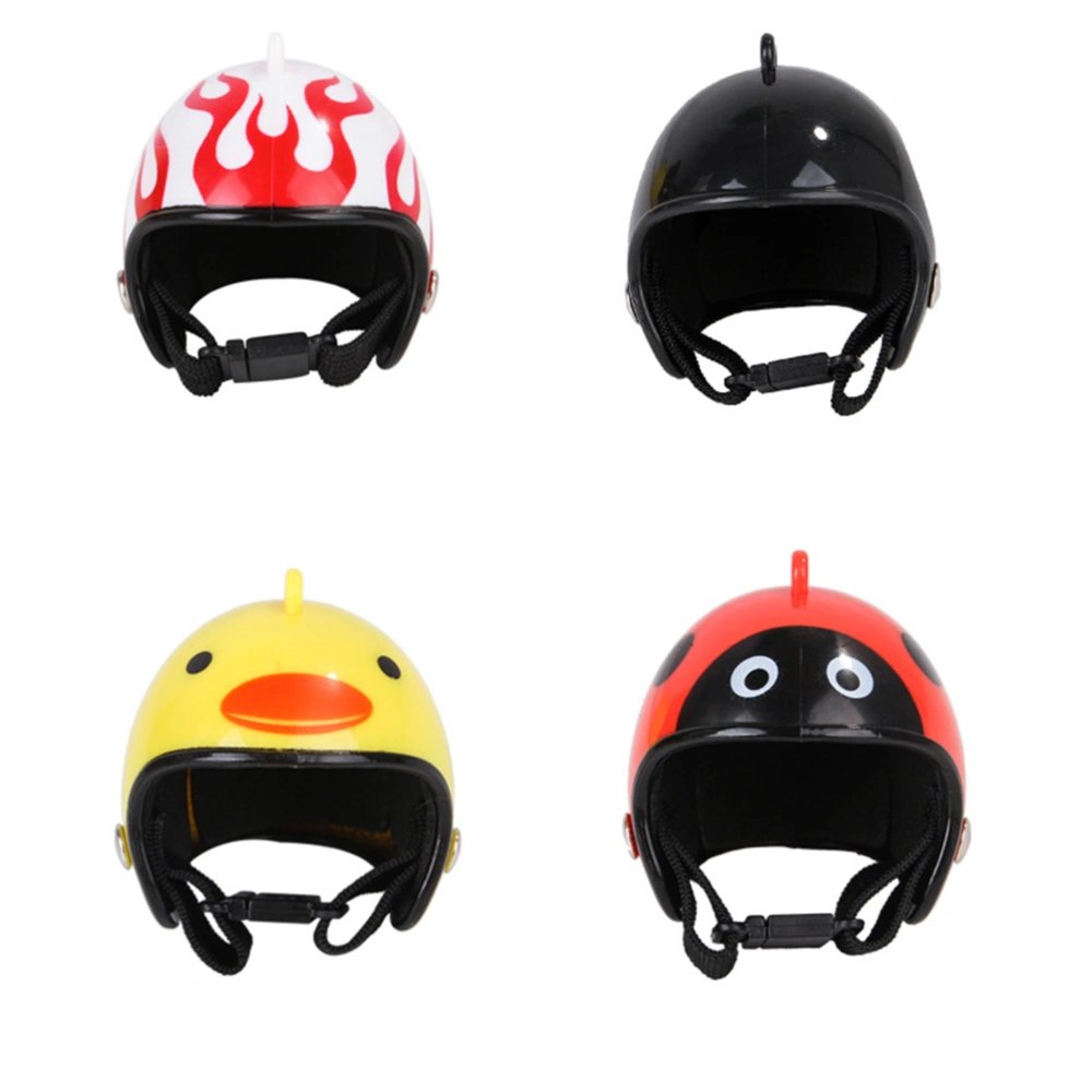 Chicken Helmet PP Helmets Pet Sun Rain Protection Helmet Costumes Accessories Pet Supplies Random Color