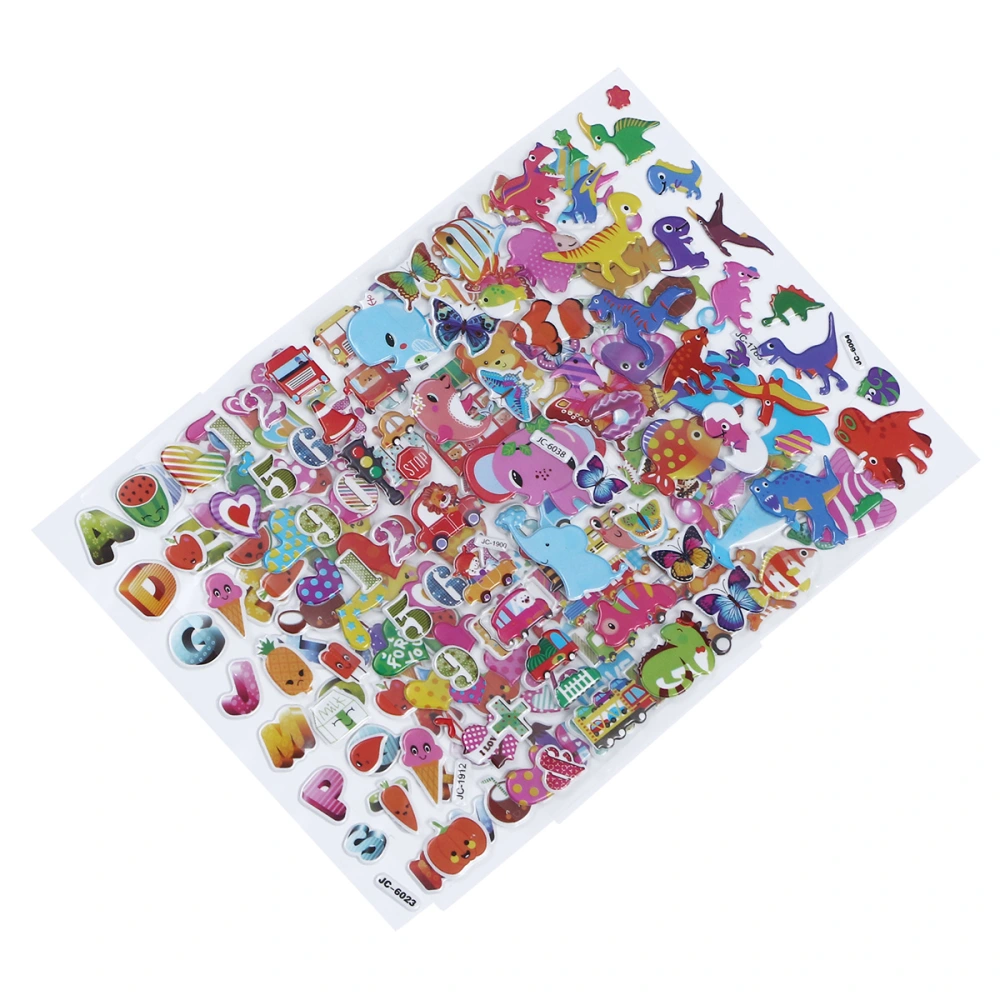 36 Sheets Cartoon Bubble Sticker Lovely Bubble Sticker Animal Bubble Sticker