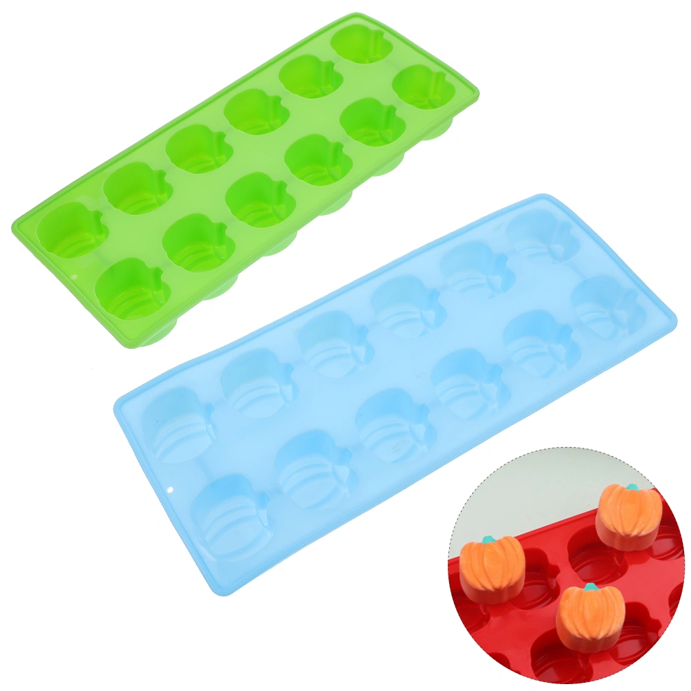 2pcs Mini Pumpkin Silicone Mold Cake Molds Halloween Easy Release Jelly Molds