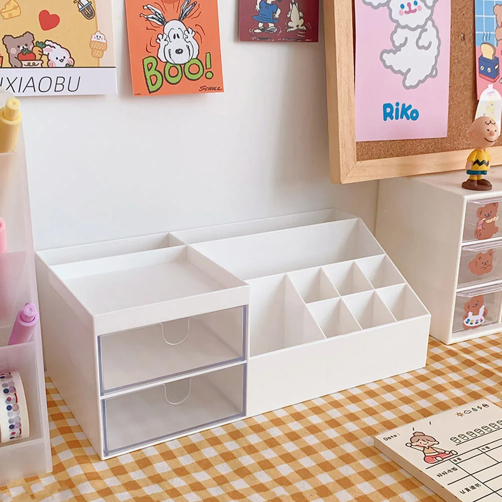 1Pc Classify Cosmetics Storage Box Home Desktop Box Drawer Sundries Holder