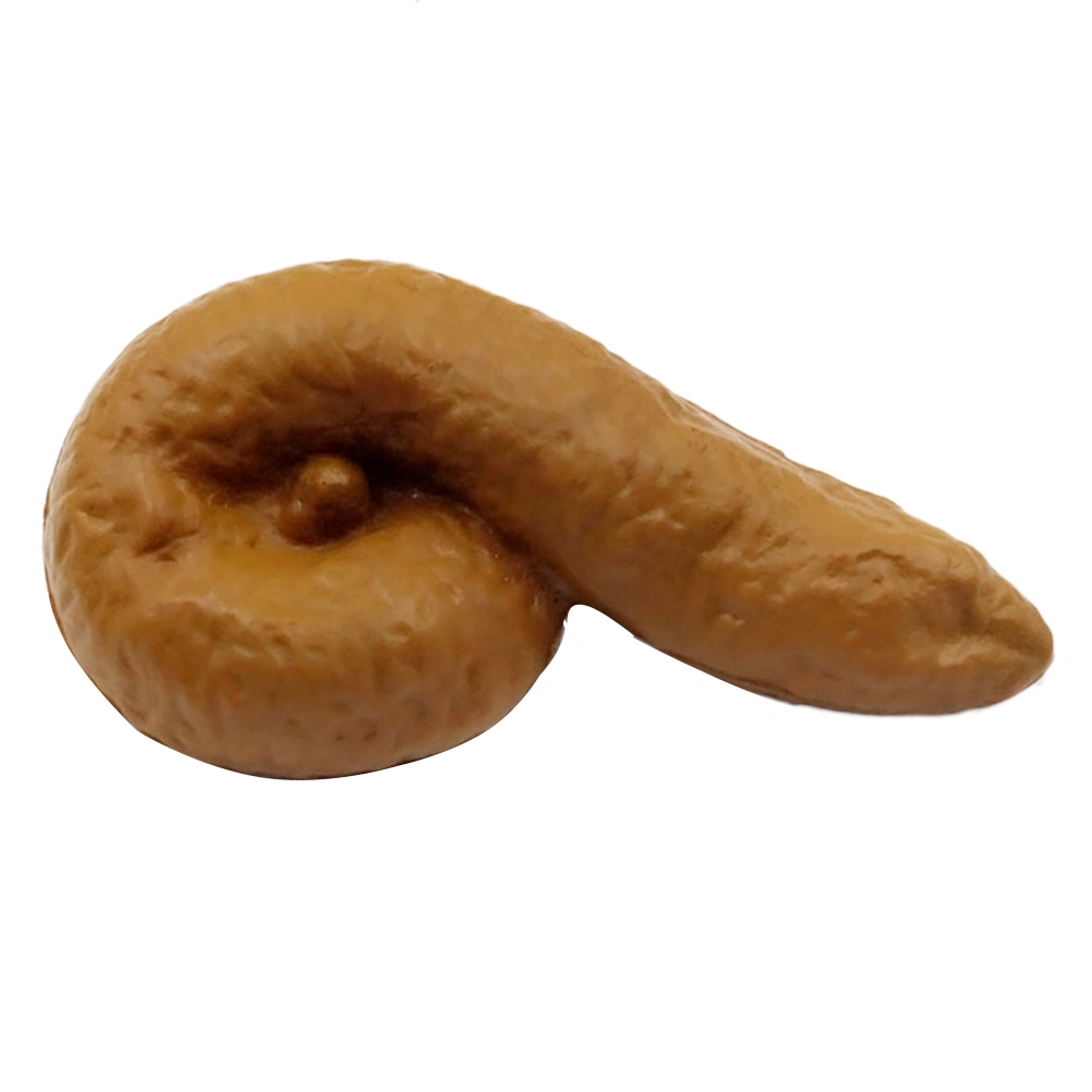 Fake Poop Prank Props Cross Artificial Turd Simulated Cross Stool for Funny Party April Fool's Day