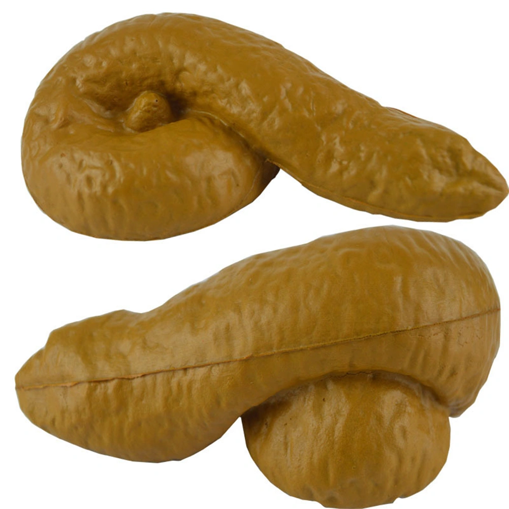 Fake Poop Prank Props Cross Artificial Turd Simulated Cross Stool for Funny Party April Fool's Day