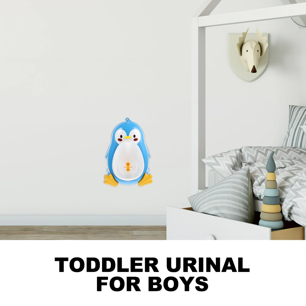 Penguin Potty Urinal Children Kids Potty Pee Urine for Home Bathroom Wall Hanging