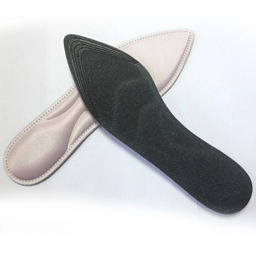 4D Cuspidal Sponge Exercise Insoles Relaxation Absorption Breathable Insoles Comfortable Massage Insert Pad (Pink)