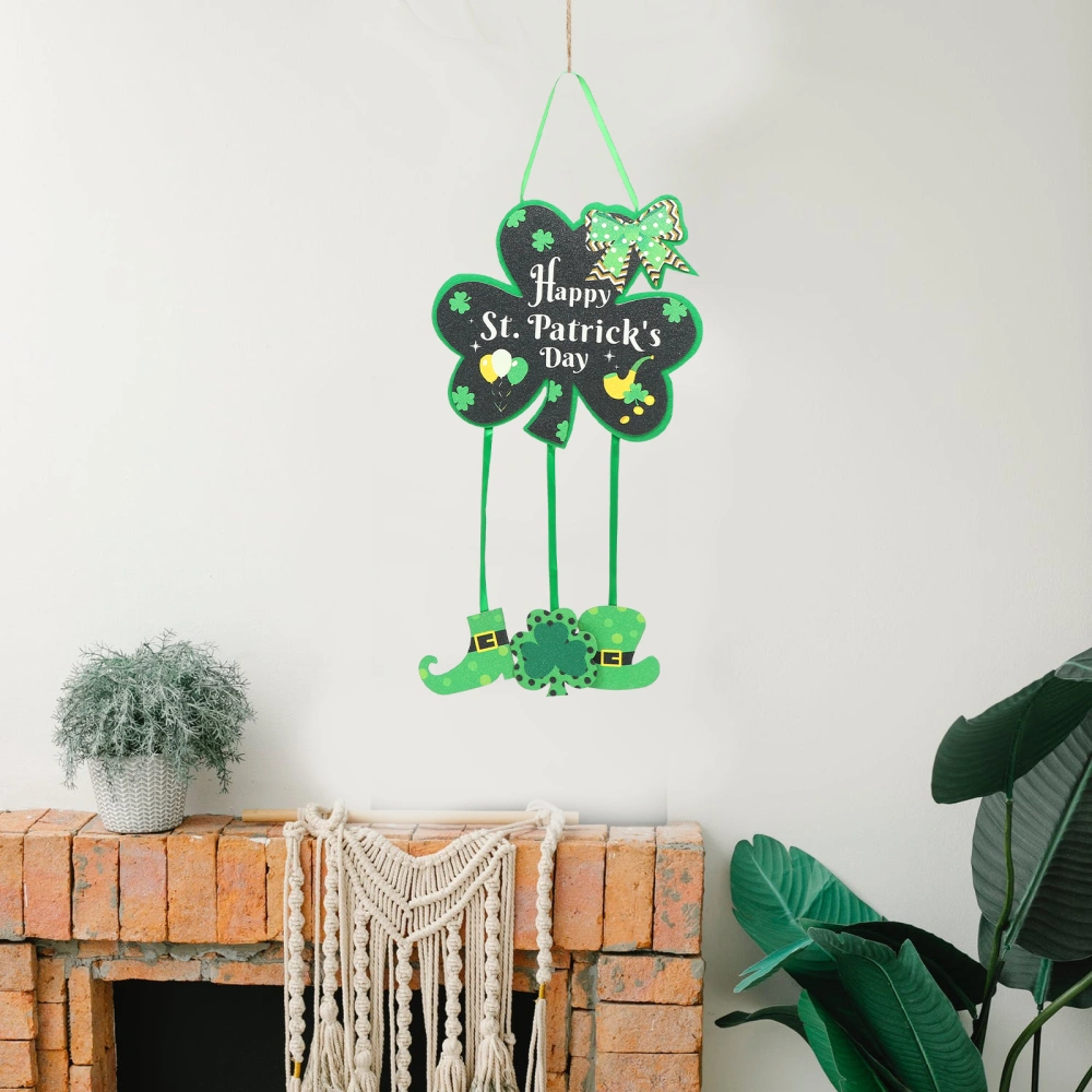 Saint Patrick's Day Shamrock Pattern Door Brand Door Pendant Door Ornament