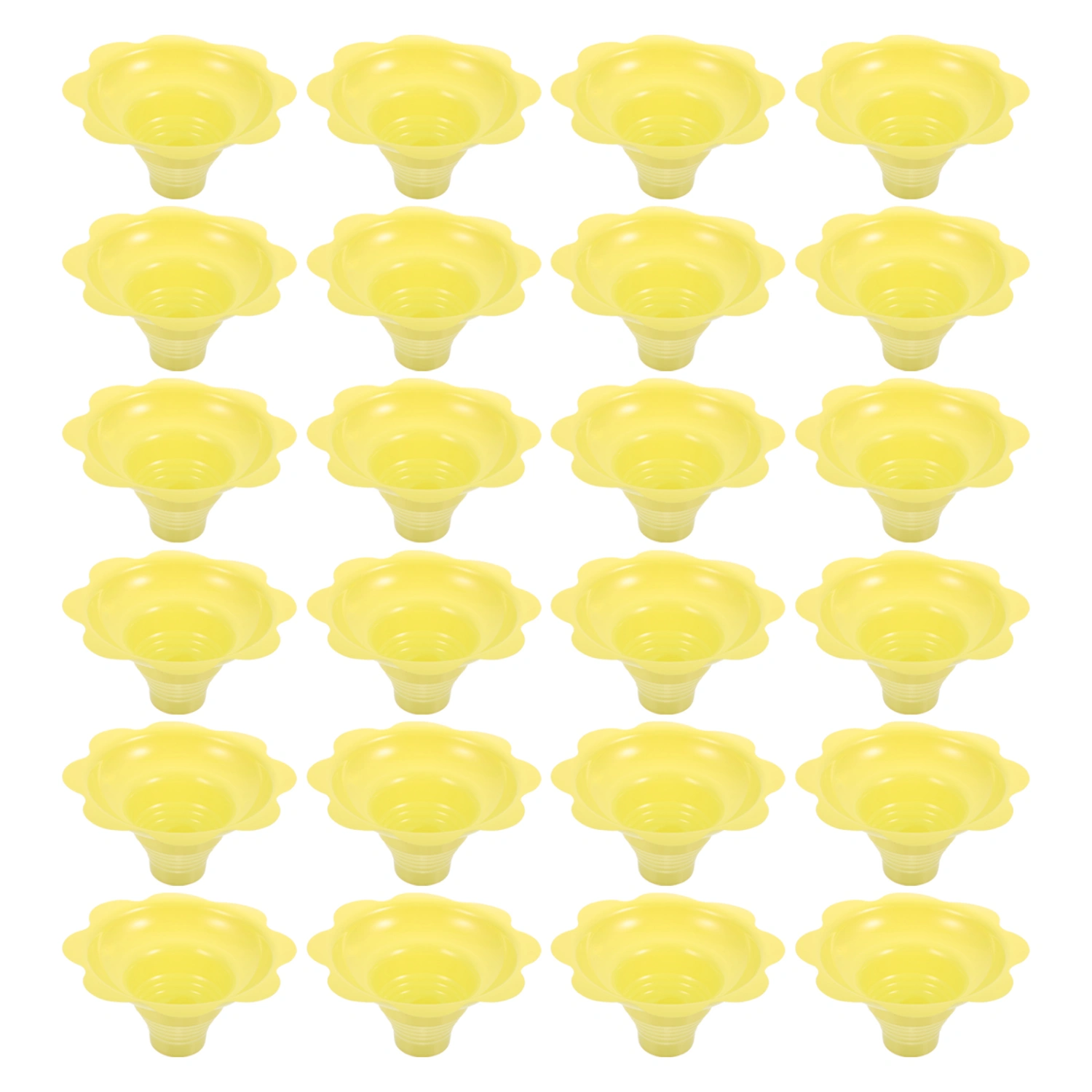 50pcs Disposable Yogurt Cups Multipurpose Snow Cone Cups for Ice Cream Smoothie