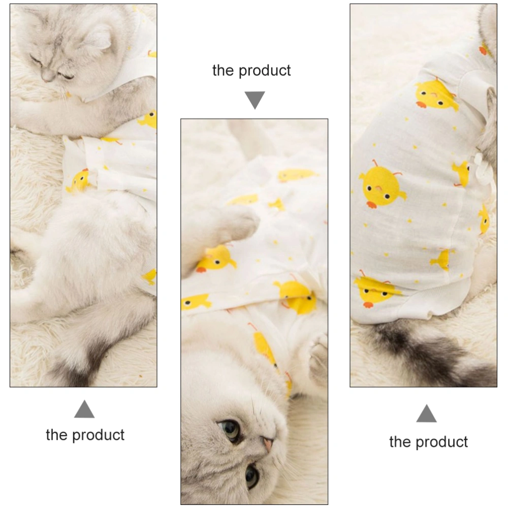 1pc Sterilization Costume Comfortable Cat Suit Pet Weaning Costume Recovery Suit