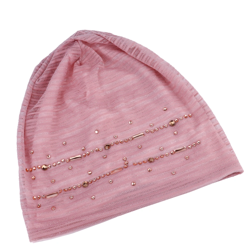 1pc Head Wrap Turbano Chemotherapy Sunscreen Headwrap Hat (Pink)