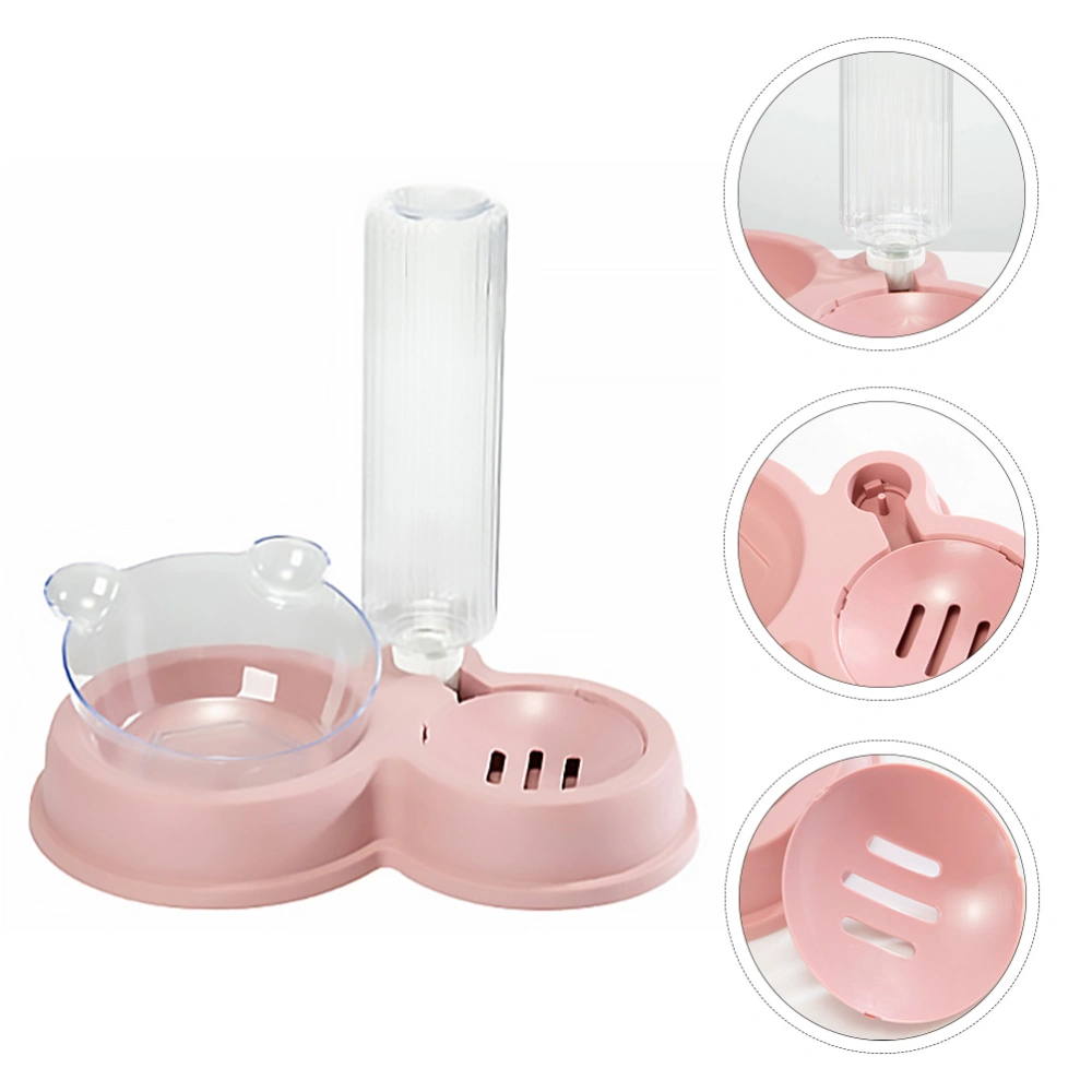 Automatic Water Feeding Food Bowl Pet Cats Dogs Convenient Pet Feeding Plate