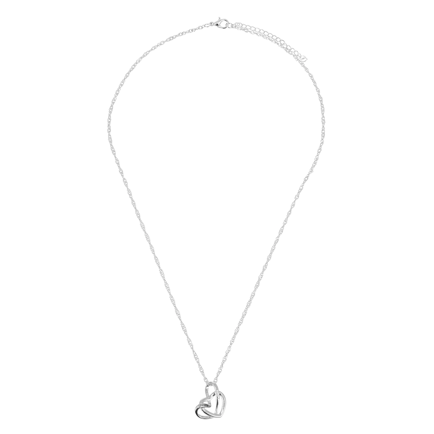 Mother's Day Necklace Heart Necklace Hollow Out Heart Pendant Necklace