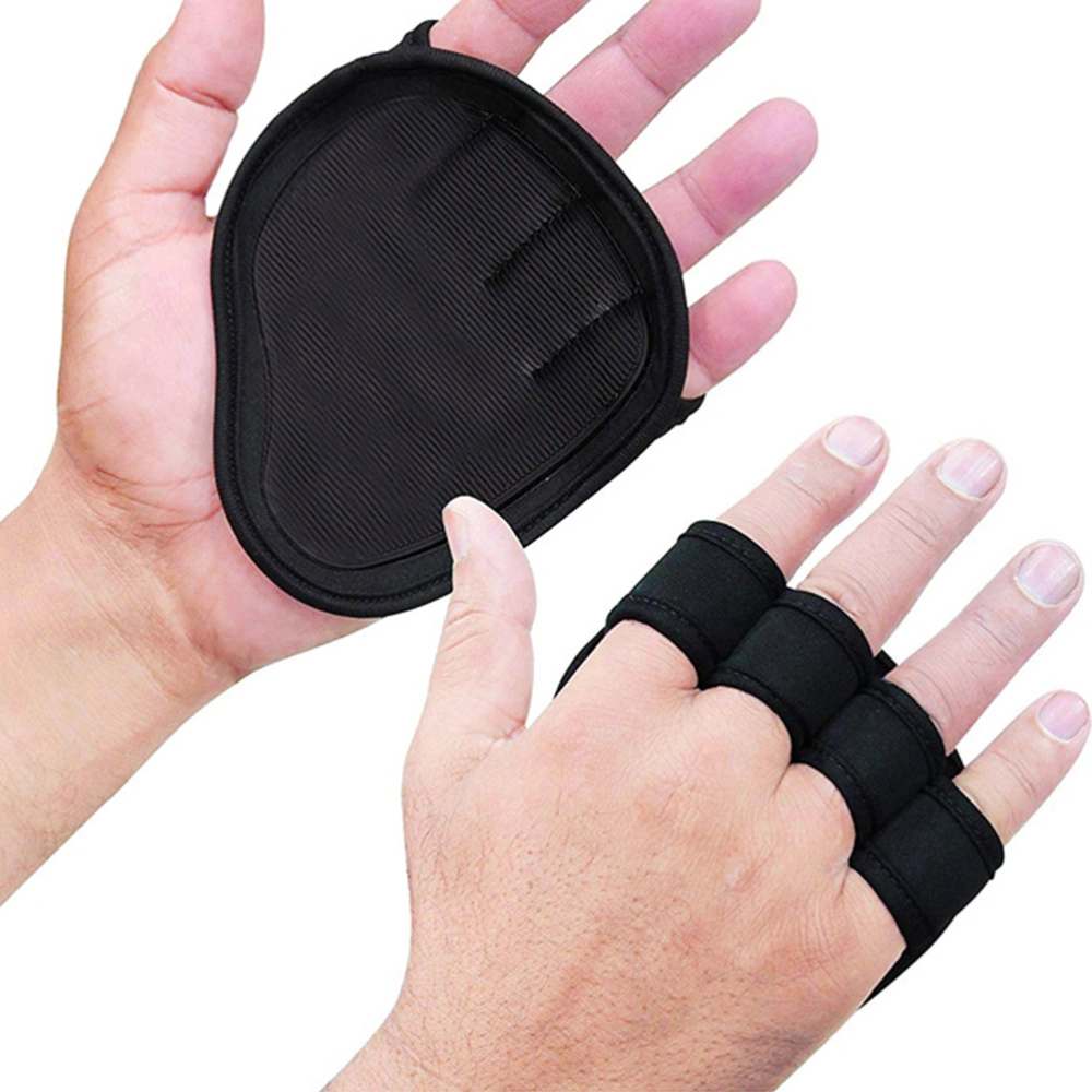 1 Pair Sports Gym Gloves Lifting Palm Protector Lifting Palm Pads Men Lifting Supplies