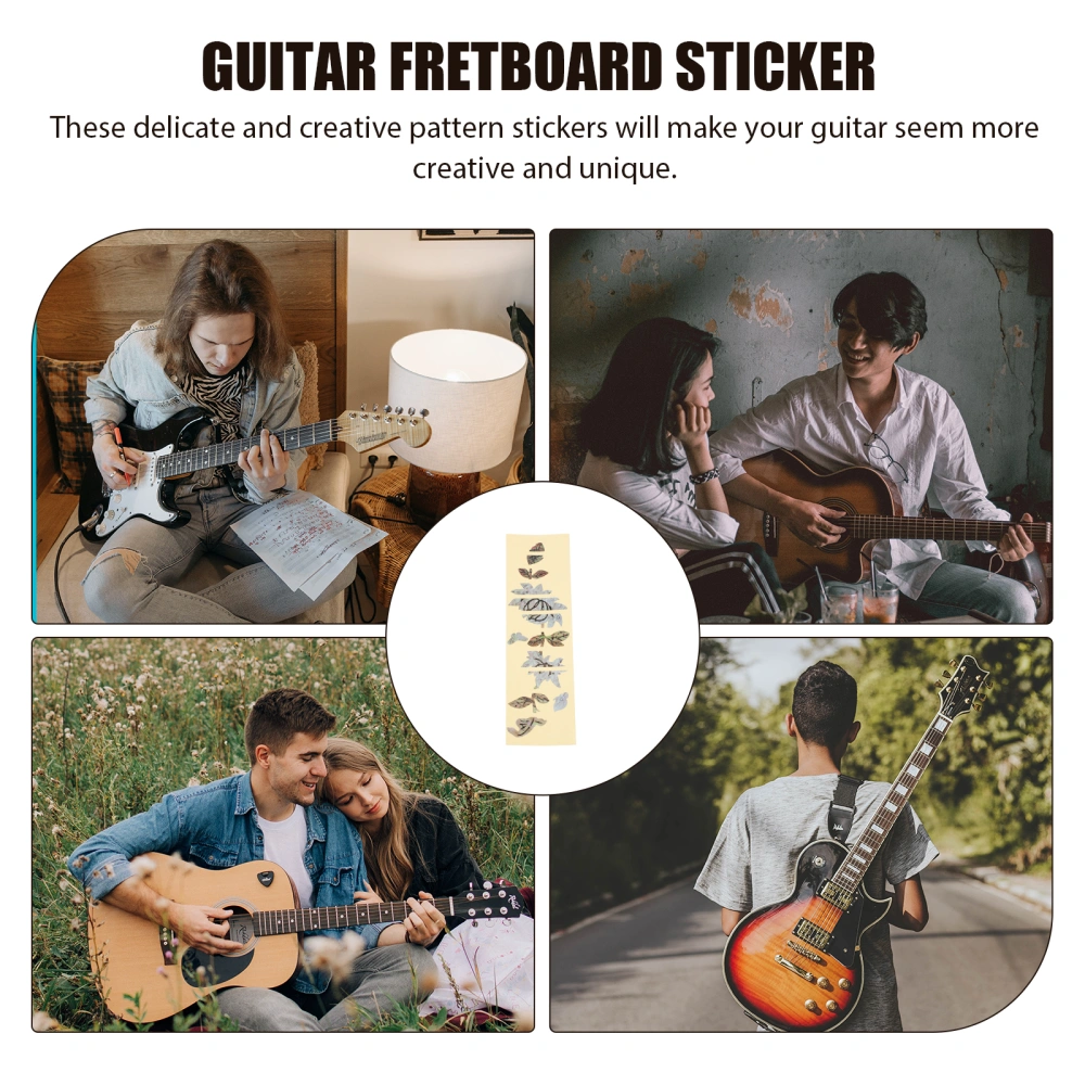 Elegant Pattern Guitar Self-adhesive Fretboard Sticker Guitar Fretboard Decal